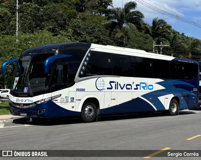 Silva's Rio Turismo e Fretamento 2026 na cidade de Vila Velha, Espírito Santo, Brasil, por Sergio Corrêa. Número da foto: #12985864.