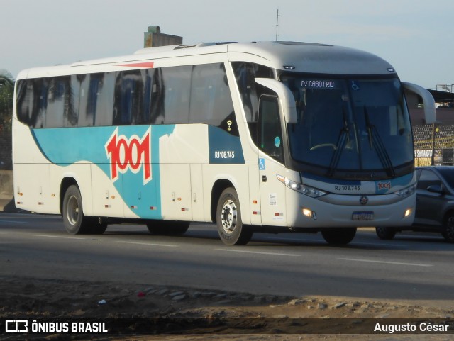 Auto Viação 1001 RJ 108.745 na cidade de Nova Iguaçu, Rio de Janeiro, Brasil, por Augusto César. Número da foto: #12985220.