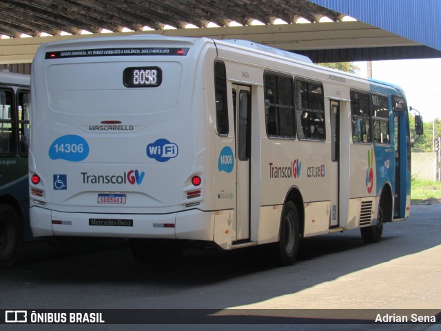 Serramar Transporte Coletivo 14306 na cidade de Serra, Espírito Santo, Brasil, por Adrian Sena. Número da foto: #12988430.