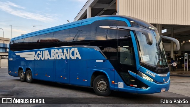 Viação Águia Branca 33260 na cidade de Rio de Janeiro, Rio de Janeiro, Brasil, por Fábio Paixão. Número da foto: #12987856.
