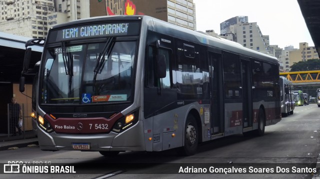 Nova Paineira Transportes Urbanos S.A 7 5432 na cidade de São Paulo, São Paulo, Brasil, por Adriano Gonçalves Soares Dos Santos. Número da foto: #12988700.
