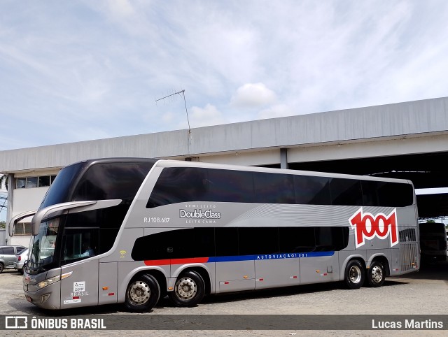 Auto Viação 1001 RJ 108.687 na cidade de Campos dos Goytacazes, Rio de Janeiro, Brasil, por Lucas Martins. Número da foto: #12990121.