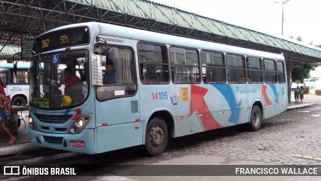 Viação Siará Grande 14105 na cidade de Fortaleza, Ceará, Brasil, por FRANCISCO WALLACE. Número da foto: #12990184.