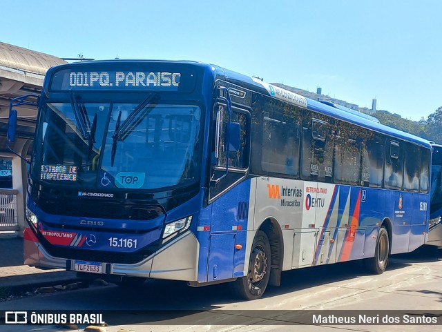 Viação Miracatiba 15.1161 na cidade de São Paulo, São Paulo, Brasil, por Matheus Neri dos Santos. Número da foto: #12988106.