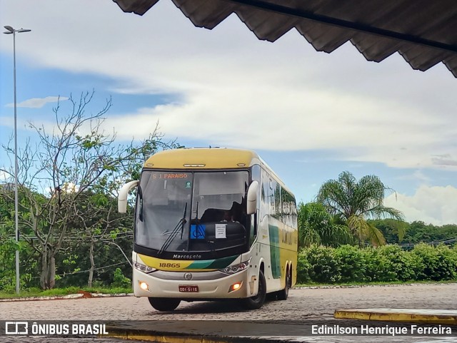Empresa Gontijo de Transportes 18865 na cidade de Americana, São Paulo, Brasil, por Edinilson Henrique Ferreira. Número da foto: #12988659.