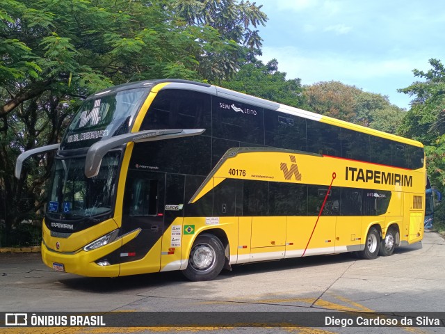 Viação Nova Itapemirim 40176 na cidade de São Paulo, São Paulo, Brasil, por Diego Cardoso da Silva. Número da foto: #12989120.