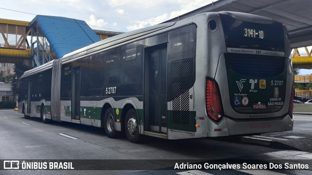 Via Sudeste Transportes S.A. 5 2787 na cidade de São Paulo, São Paulo, Brasil, por Adriano Gonçalves Soares Dos Santos. Número da foto: #12988694.