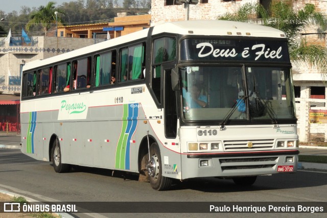 Pegasus Tur Turismo 6110 na cidade de Aparecida, São Paulo, Brasil, por Paulo Henrique Pereira Borges. Número da foto: #12987912.