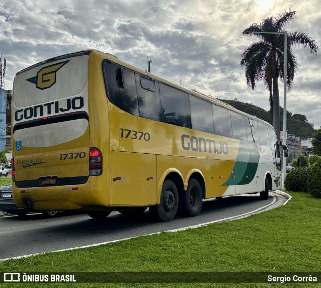 Empresa Gontijo de Transportes 17370 na cidade de Vitória, Espírito Santo, Brasil, por Sergio Corrêa. Número da foto: #12987679.