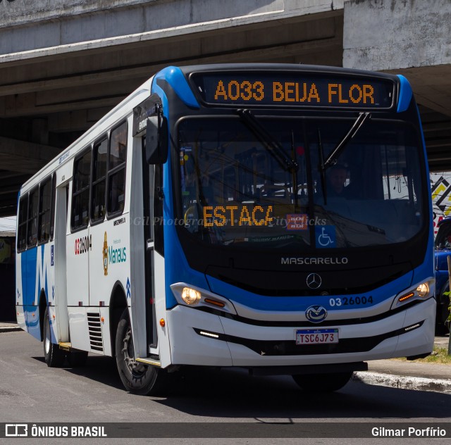 Viação São Pedro 0326004 na cidade de Manaus, Amazonas, Brasil, por Gilmar Porfírio. Número da foto: #12987268.
