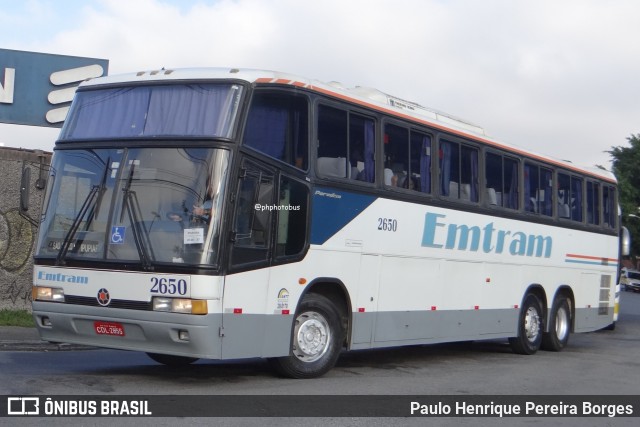 Emtram 2650 na cidade de São Paulo, São Paulo, Brasil, por Paulo Henrique Pereira Borges. Número da foto: #12988267.
