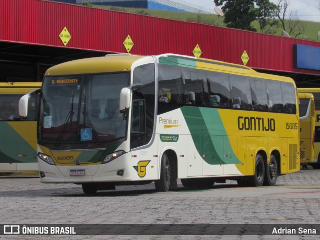 Empresa Gontijo de Transportes 15085 na cidade de João Monlevade, Minas Gerais, Brasil, por Adrian Sena. Número da foto: #12988451.