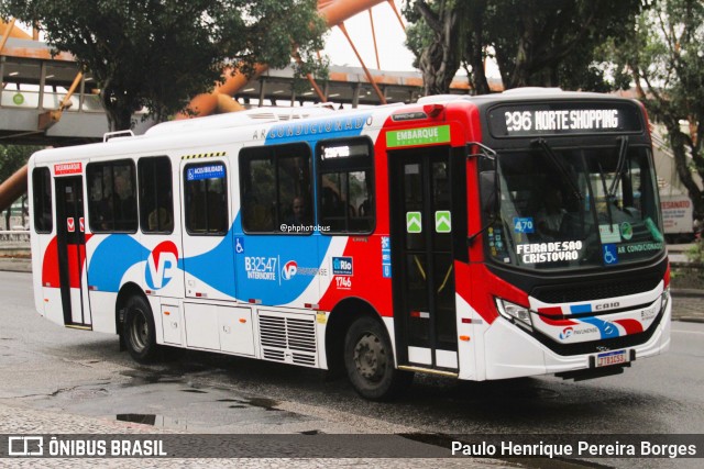 Viação Pavunense B32547 na cidade de Rio de Janeiro, Rio de Janeiro, Brasil, por Paulo Henrique Pereira Borges. Número da foto: #12988226.