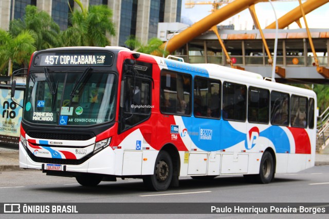 Viação Pavunense B32721 na cidade de Rio de Janeiro, Rio de Janeiro, Brasil, por Paulo Henrique Pereira Borges. Número da foto: #12988263.