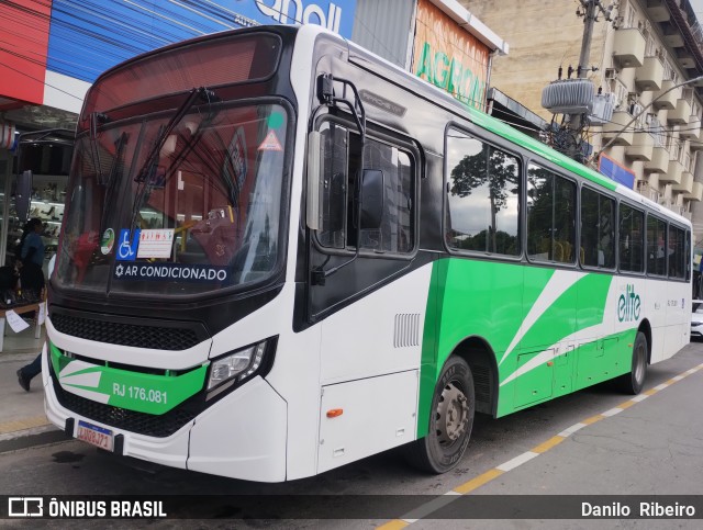Viação Elite RJ 176.081 na cidade de Barra do Piraí, Rio de Janeiro, Brasil, por Danilo  Ribeiro. Número da foto: #12988676.