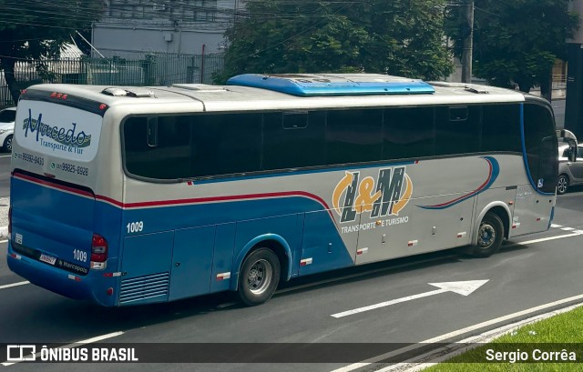 L&M Transporte e Turismo 1009 na cidade de Vitória, Espírito Santo, Brasil, por Sergio Corrêa. Número da foto: #12990138.