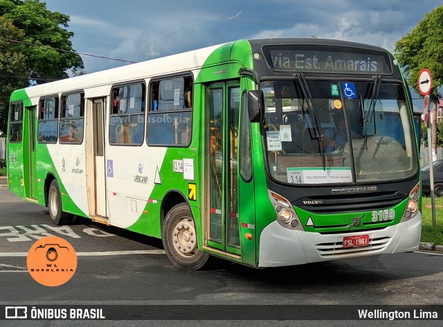 VB Transportes e Turismo 3169 na cidade de Campinas, São Paulo, Brasil, por Wellington Lima. Número da foto: #12987942.