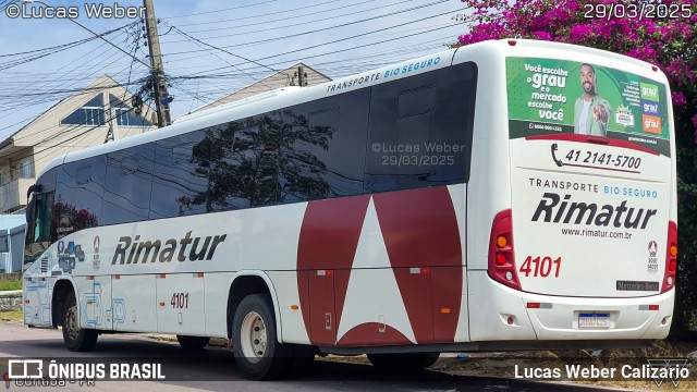 Rimatur Transportes 4101 na cidade de Curitiba, Paraná, Brasil, por Lucas Weber Calizario. Número da foto: #12988571.