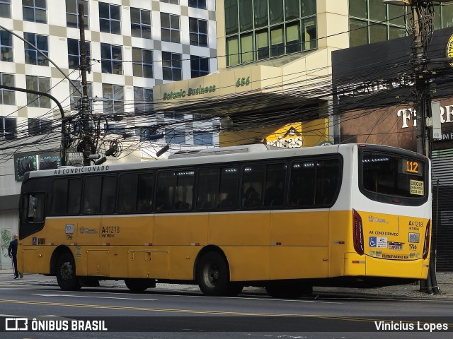 Real Auto Ônibus A41218 na cidade de Rio de Janeiro, Rio de Janeiro, Brasil, por Vinicius Lopes. Número da foto: #12990092.