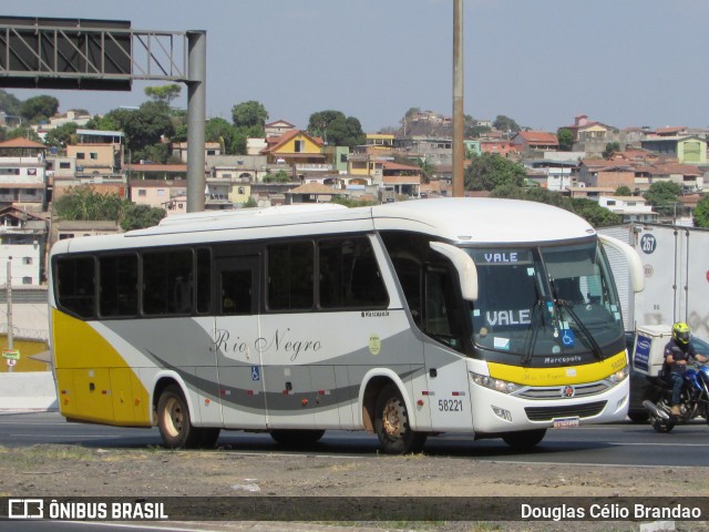 Rio Negro Fretamento e Turismo 58221 na cidade de Belo Horizonte, Minas Gerais, Brasil, por Douglas Célio Brandao. Número da foto: #12988013.