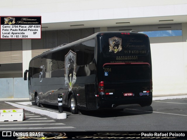 RJS Turismo e Fretamento Ltda 2704 na cidade de Aparecida, São Paulo, Brasil, por Paulo Rafael Peixoto. Número da foto: #12989928.