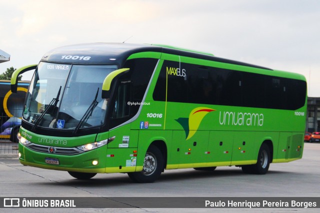 Viação Umuarama 10016 na cidade de Curitiba, Paraná, Brasil, por Paulo Henrique Pereira Borges. Número da foto: #12987934.