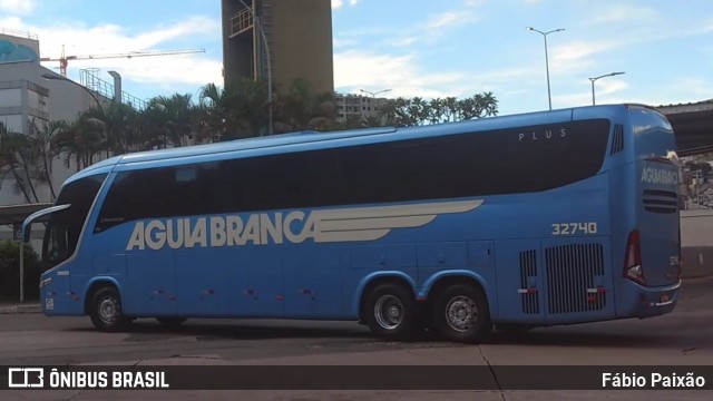 Viação Águia Branca 32740 na cidade de Rio de Janeiro, Rio de Janeiro, Brasil, por Fábio Paixão. Número da foto: #12987846.