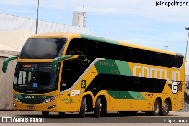 Empresa Gontijo de Transportes 25030 na cidade de Goiânia, Goiás, Brasil, por Filipe Lima. Número da foto: #12988427.