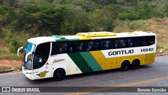 Empresa Gontijo de Transportes 14940 na cidade de Minas Novas, Minas Gerais, Brasil, por Ronnie Damião. Número da foto: #12989013.