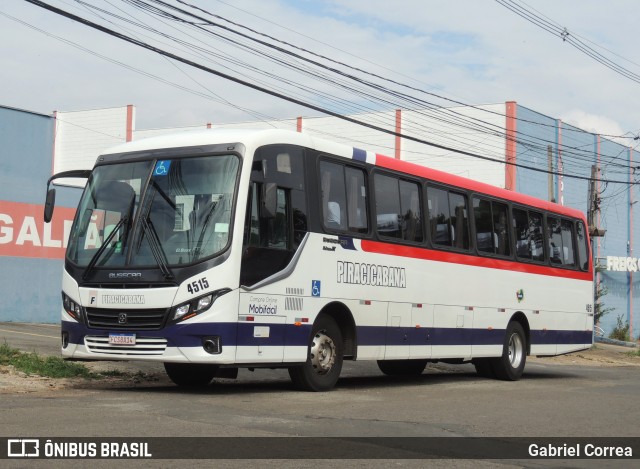 Viação Piracicabana 4515 na cidade de Americana, São Paulo, Brasil, por Gabriel Correa. Número da foto: #12991908.