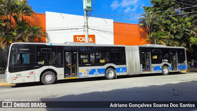 Sambaíba Transportes Urbanos 2 1764 na cidade de São Paulo, São Paulo, Brasil, por Adriano Gonçalves Soares Dos Santos. Número da foto: #12990656.