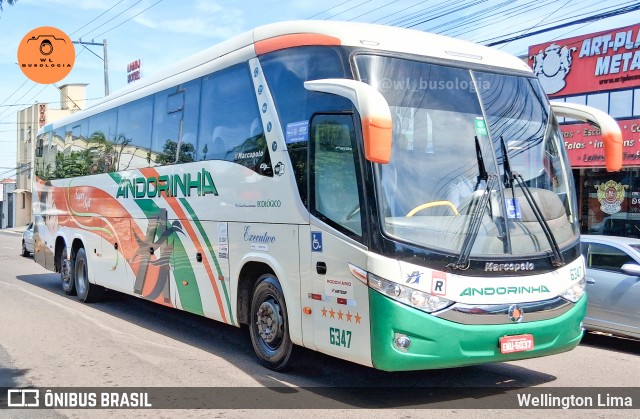 Empresa de Transportes Andorinha 6347 na cidade de Presidente Prudente, São Paulo, Brasil, por Wellington Lima. Número da foto: #12990233.