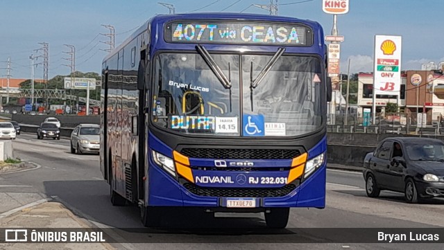 Evanil Tur > Novanil RJ 232.031 na cidade de Rio de Janeiro, Rio de Janeiro, Brasil, por Bryan Lucas. Número da foto: #12990701.
