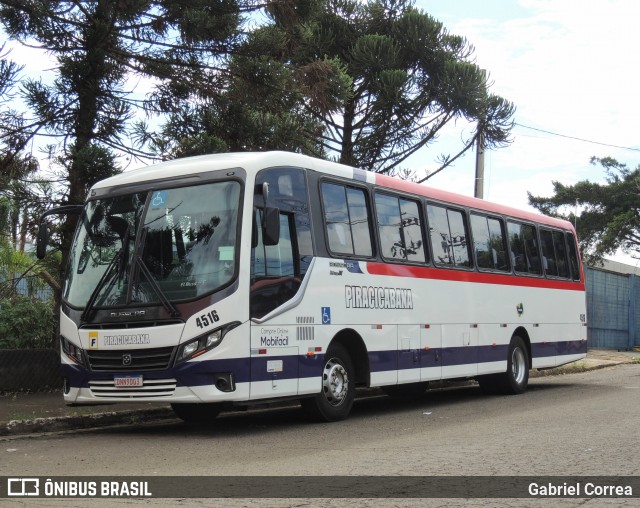 Viação Piracicabana 4516 na cidade de Americana, São Paulo, Brasil, por Gabriel Correa. Número da foto: #12991903.