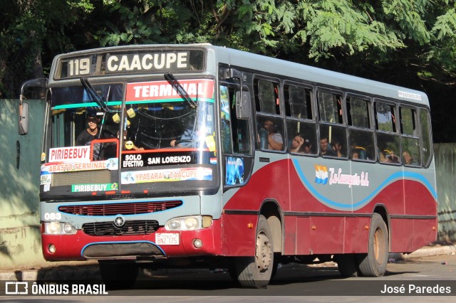 Empresa de Transporte La Caacupeña S.A. 083 na cidade de Asunción, Paraguai, por José Paredes. Número da foto: #12992658.