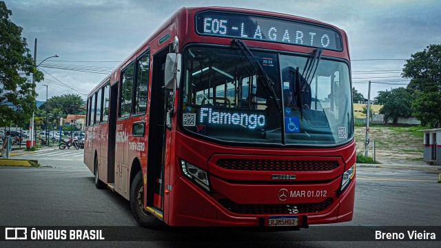 EPT - Empresa Pública de Transportes de Maricá MAR 01.012 na cidade de Maricá, Rio de Janeiro, Brasil, por Breno Vieira. Número da foto: #12992736.
