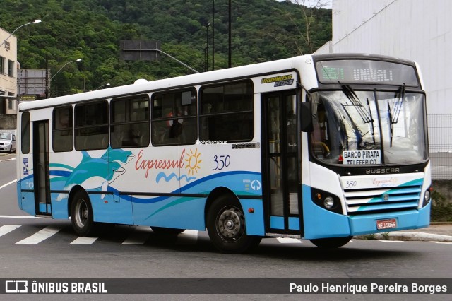 Expressul - Londpart S.A Transportes Urbanos 350 na cidade de Balneário Camboriú, Santa Catarina, Brasil, por Paulo Henrique Pereira Borges. Número da foto: #12991081.