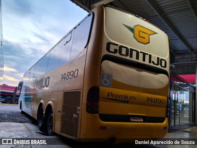 Empresa Gontijo de Transportes 14890 na cidade de Ribeirão Preto, São Paulo, Brasil, por Daniel Aparecido de Souza. Número da foto: #12990589.