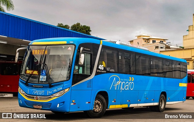 Viação Nossa Senhora do Amparo RJ 186.004 na cidade de Maricá, Rio de Janeiro, Brasil, por Breno Vieira. Número da foto: #12992748.