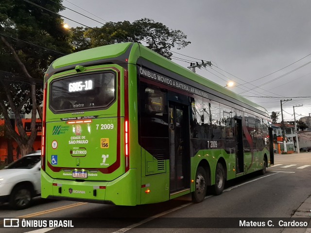 Viação Campo Belo 7 2009 na cidade de São Paulo, São Paulo, Brasil, por Mateus C.  Cardoso. Número da foto: #12991757.
