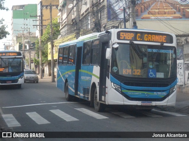 Viação Ponte Coberta RJ 190.092 na cidade de Nova Iguaçu, Rio de Janeiro, Brasil, por Jonas Alcantara. Número da foto: #12992941.