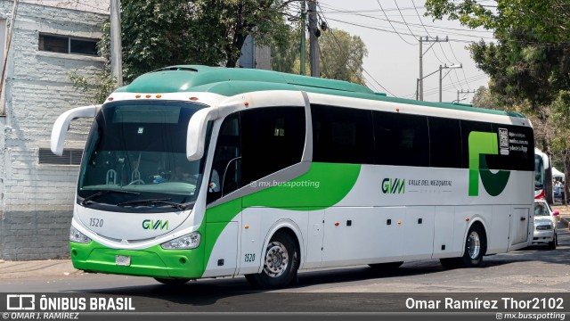 AVM - Autotransportes Valle del Mezquital 1520 na cidade de Gustavo A. Madero, Ciudad de México, México, por Omar Ramírez Thor2102. Número da foto: #12991822.