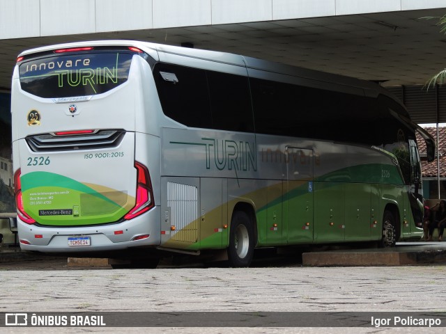 Turin Transportes 2526 na cidade de Barão de Cocais, Minas Gerais, Brasil, por Igor Policarpo. Número da foto: #12992177.