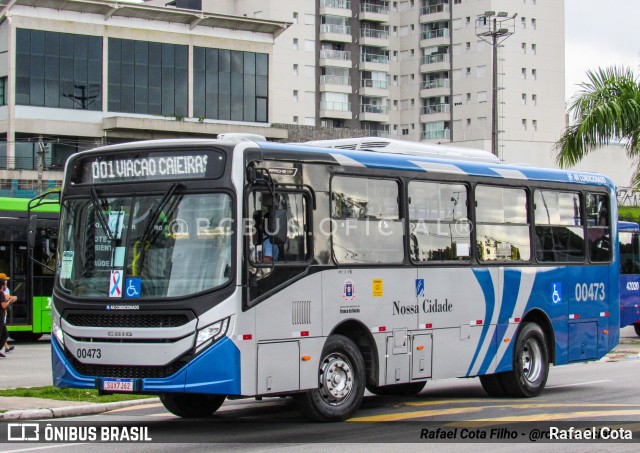 Viação Nossa Cidade 00473 na cidade de Barueri, São Paulo, Brasil, por Rafael Cota. Número da foto: #12992068.