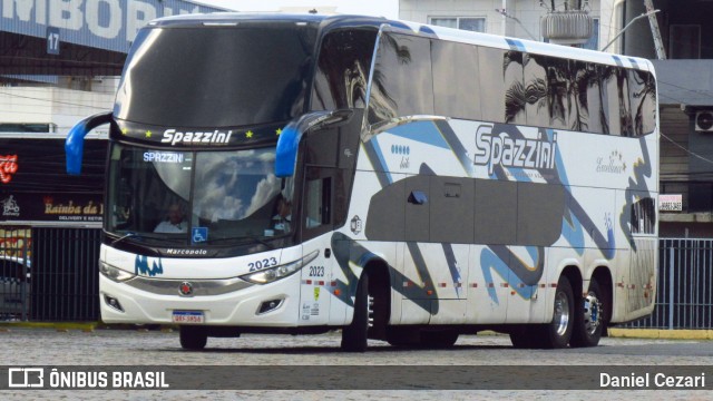Spazzini Transportes 2023 na cidade de Balneário Camboriú, Santa Catarina, Brasil, por Daniel Cezari. Número da foto: #12993220.