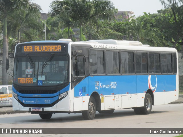 Transurb A72175 na cidade de Rio de Janeiro, Rio de Janeiro, Brasil, por Luiz Guilherme. Número da foto: #12992011.