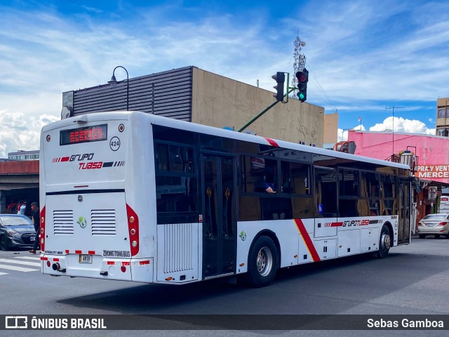 TUASA - Transportes Unidos Alajuelenses 424 na cidade de Merced, San José, San José, Costa Rica, por Sebas Gamboa. Número da foto: #12990832.