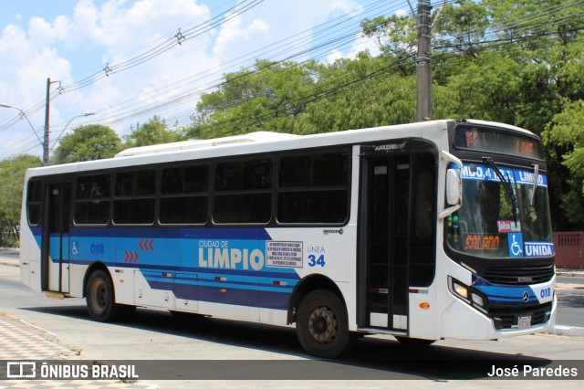 Ciudad de Limpio - Línea 34 018 na cidade de Asunción, Paraguai, por José Paredes. Número da foto: #12993037.