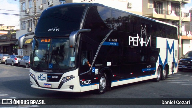 Empresa de Ônibus Nossa Senhora da Penha 63035 na cidade de Balneário Camboriú, Santa Catarina, Brasil, por Daniel Cezari. Número da foto: #12990900.