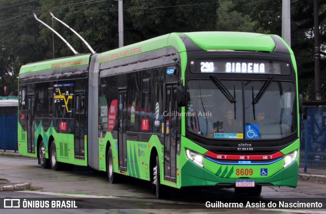 Next Mobilidade - ABC Sistema de Transporte 8609 na cidade de São Paulo, São Paulo, Brasil, por Guilherme Assis do Nascimento. Número da foto: #12992828.